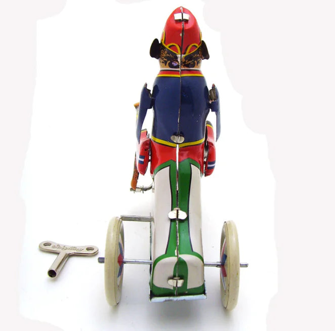 Retro Monkey Toy - Vintage Tin Toy for Year of the Monkey Kia Day Design