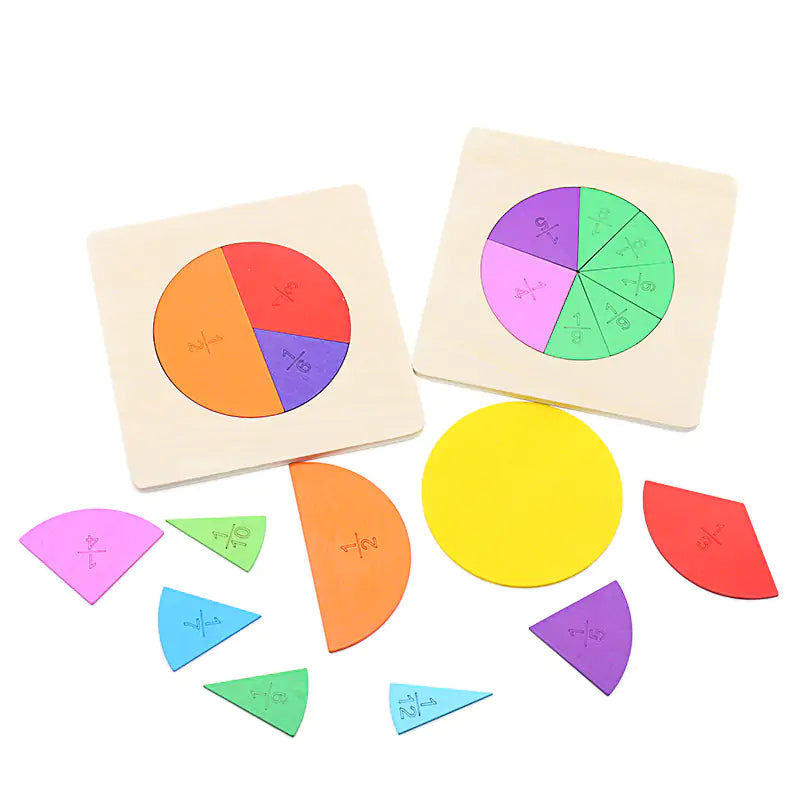 Montessori Mathematics Fraction Board Kia Day Design