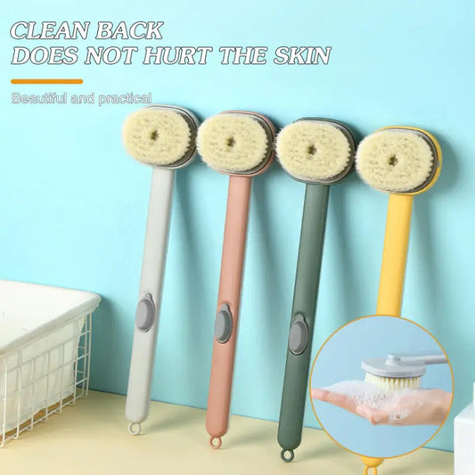 Long Handle Liquid Bath Brush Bathroom Body Brushes Back Body Bath Shower Kia Day Design