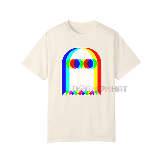 Ghost Trippy Vaporwave T-Shirt – Halloween Techno Rave EDM Party Tee - - T-shirt