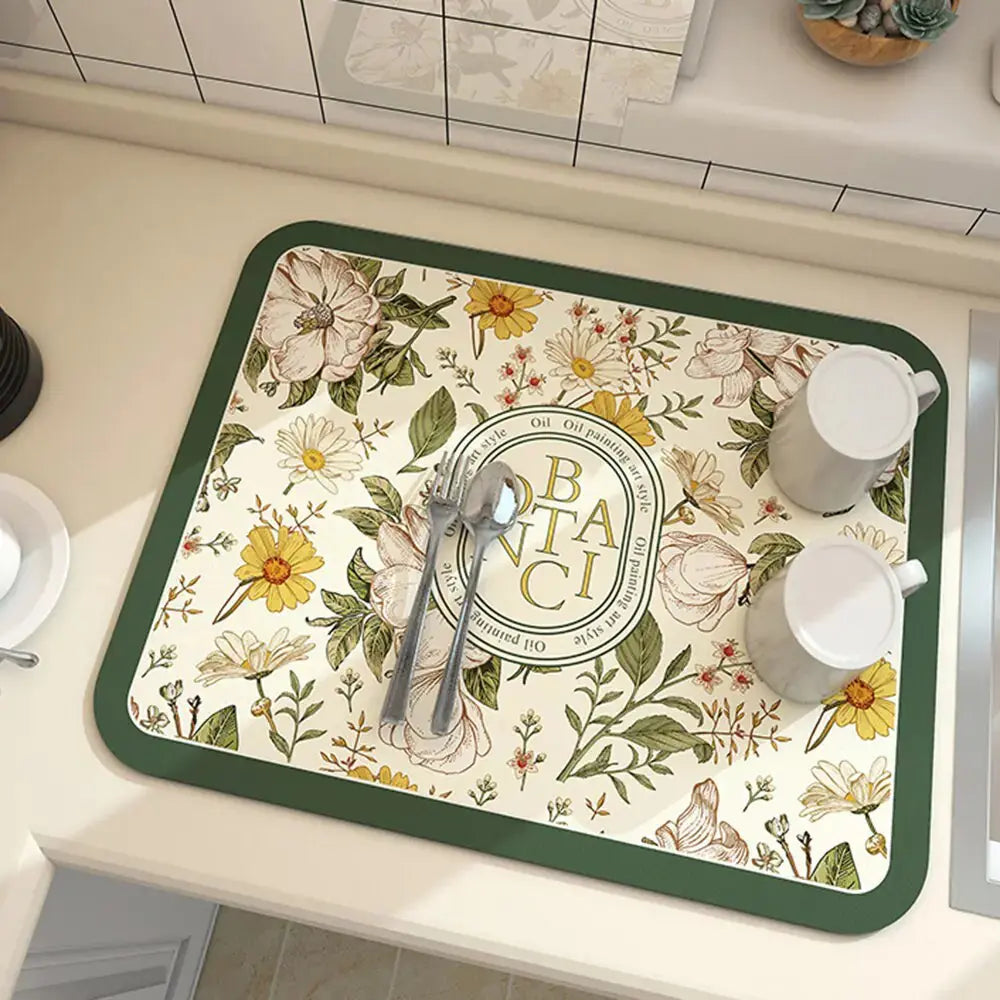 Kitchen Absorbent Dish Pads - Kia Day Design