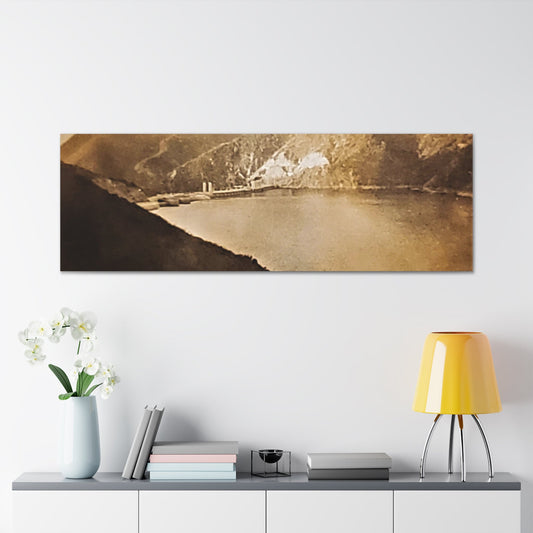 Morris Dam Lake Canvas Gallery Wraps 60″ x 20″ 1.25"