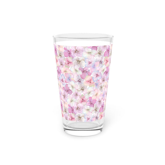 Springtime Floral 16oz Pint Glass - Kia Day Design
