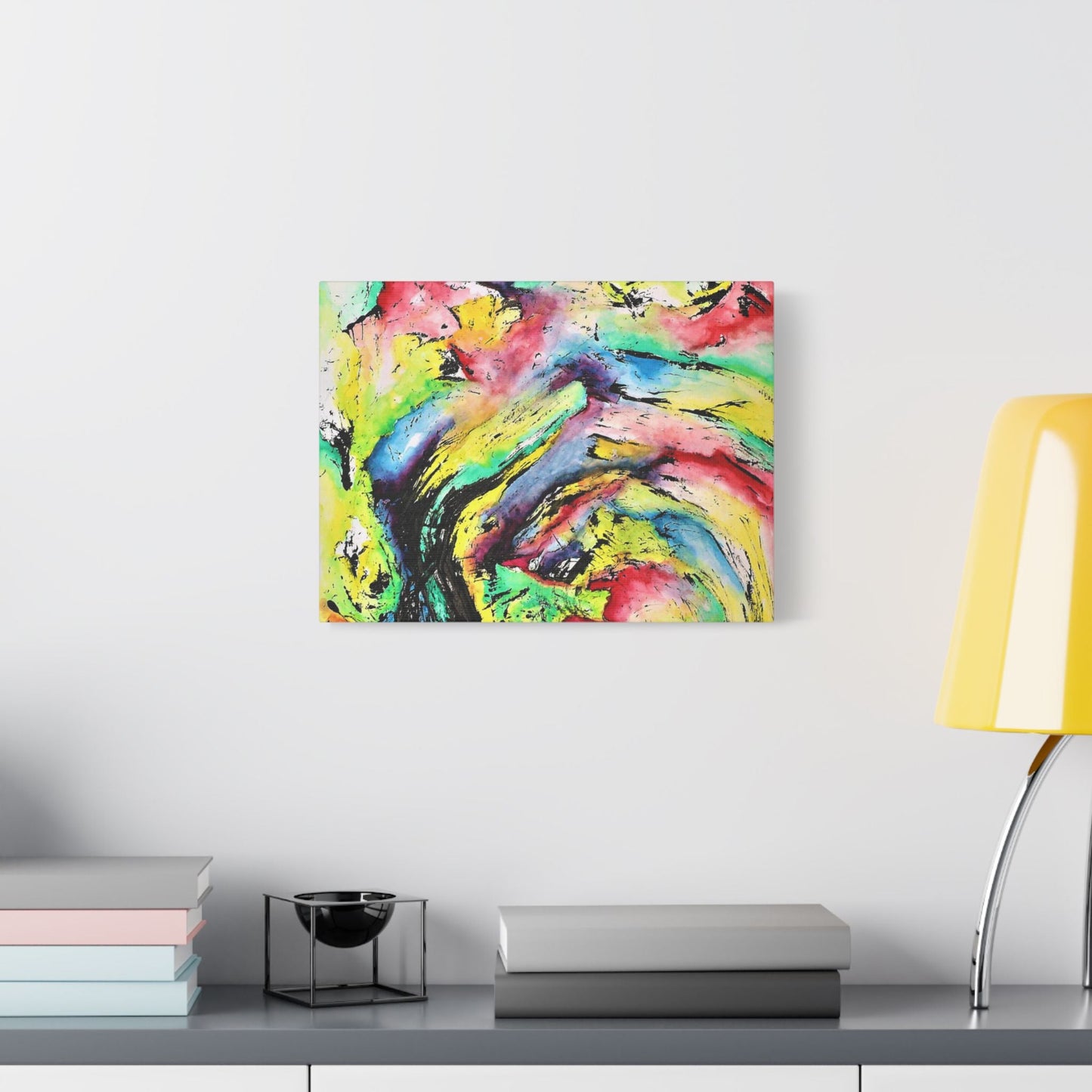 Vortex Satin Canvas Stretched
