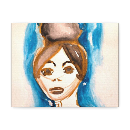 Blue Lady Canvas Gallery Wraps - Kia Day Design