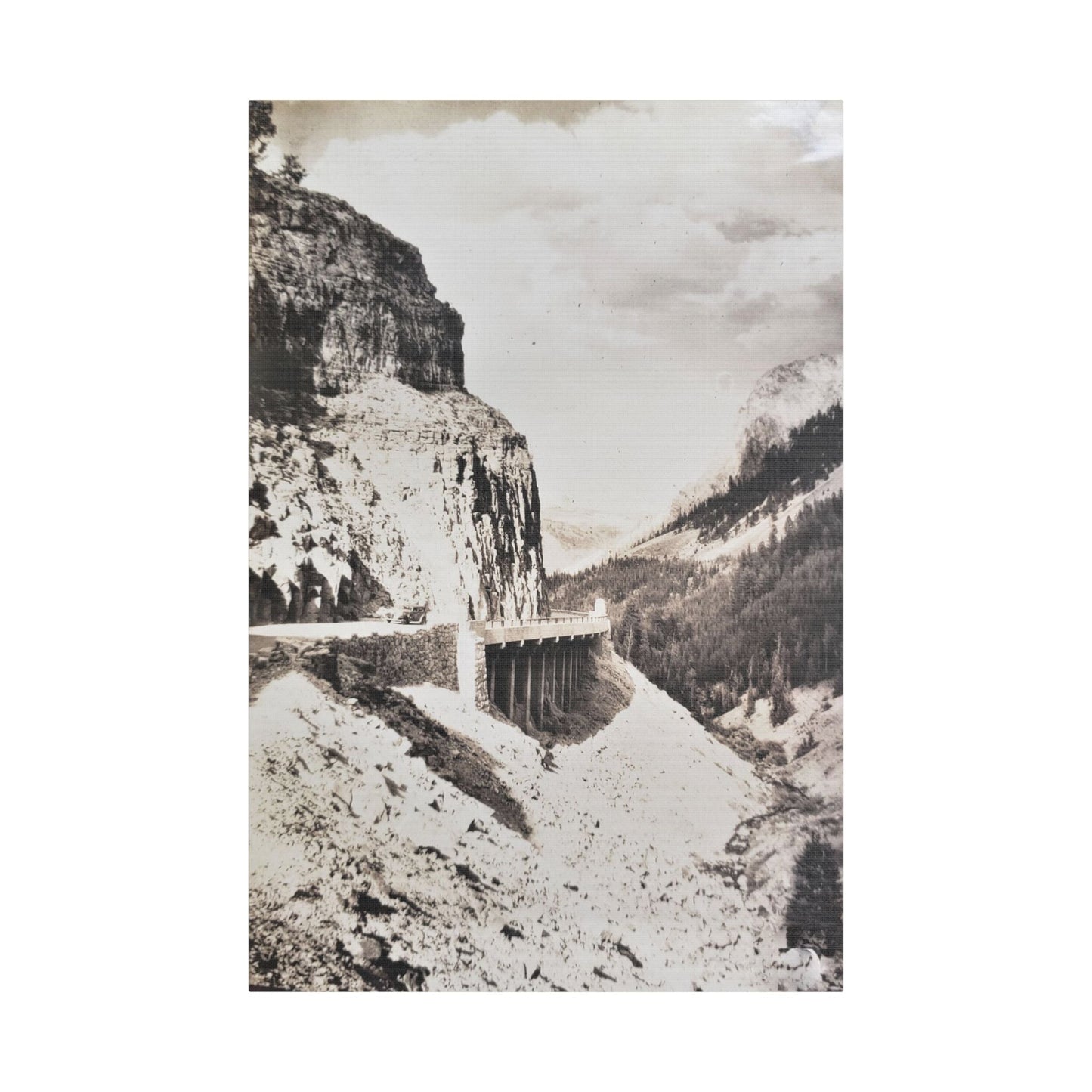 Golden Gate Canyon Colorado Satin Canvas Stretched