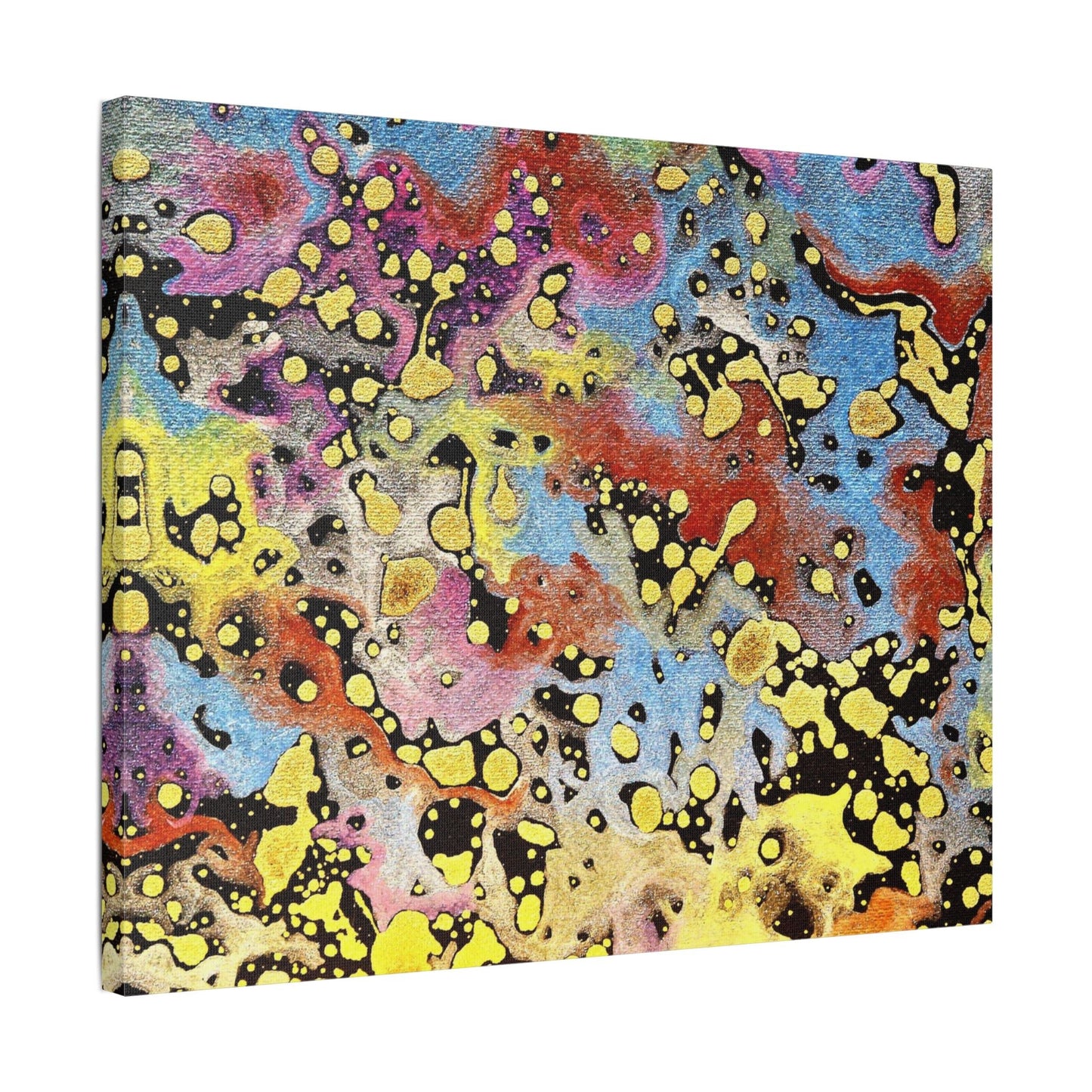 Limbo Satin Canvas Stretched