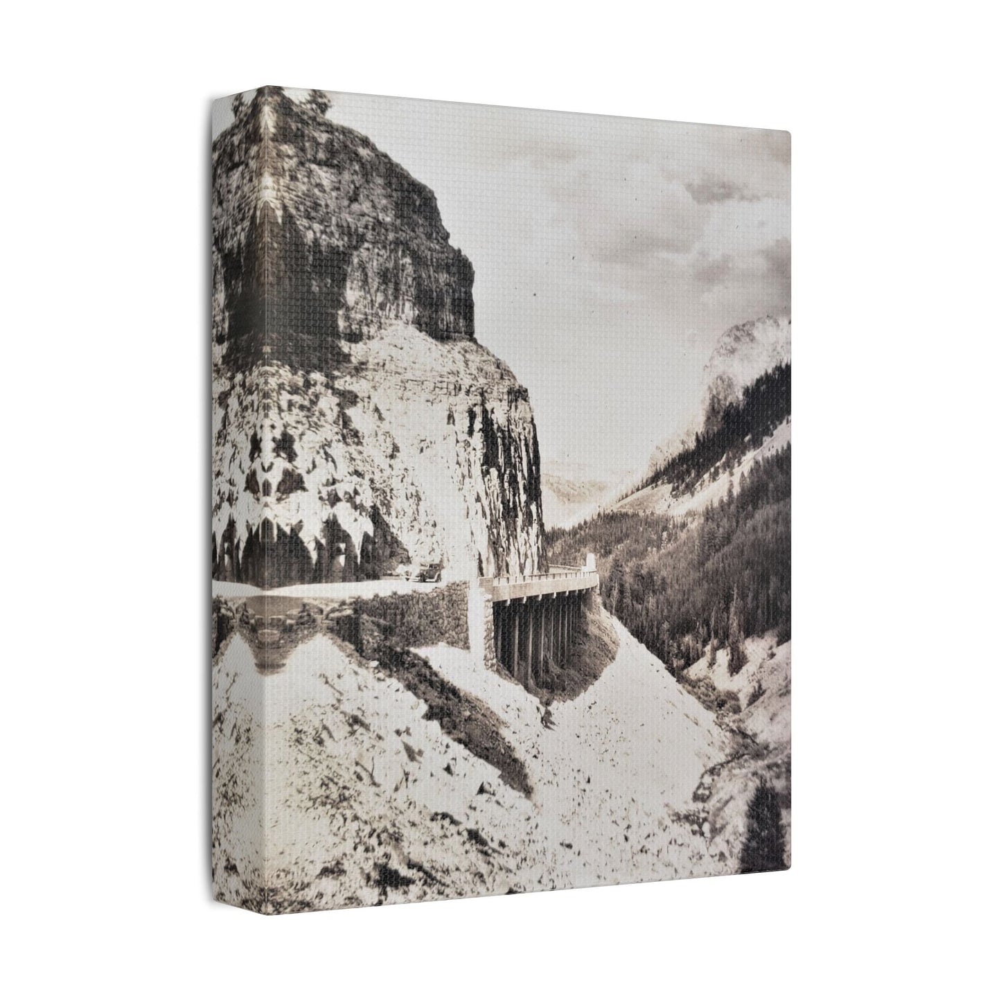 Golden Gate Canyon Colorado Satin Canvas Stretched