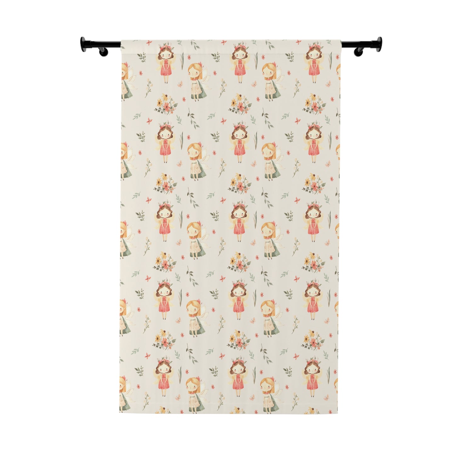 Kids Floral Window Curtains - Kia Day Design