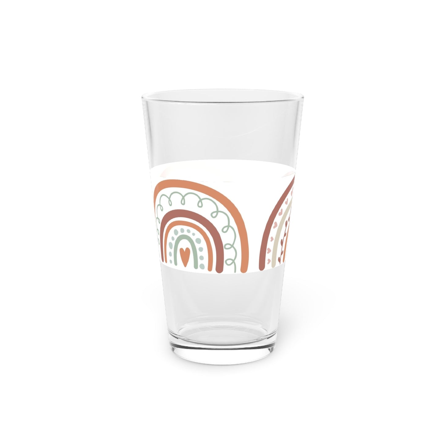 Boho Rainbow Pint Glass - Kia Day Design