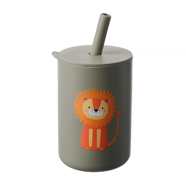 Baby Lidded Sippie Cup dark grey