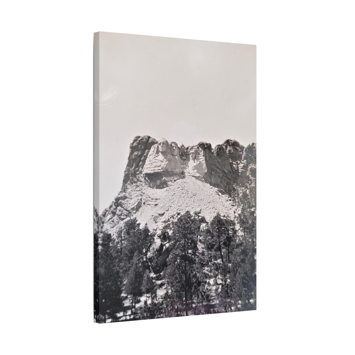 Black Hills Mount Rushmore Satin Canvas Stretched