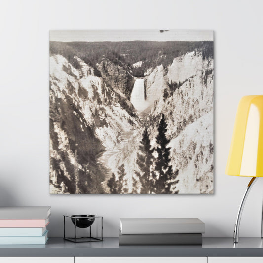 Artists Point Yellowstone Canvas Gallery Wraps 24″ x 24″ 1.25"