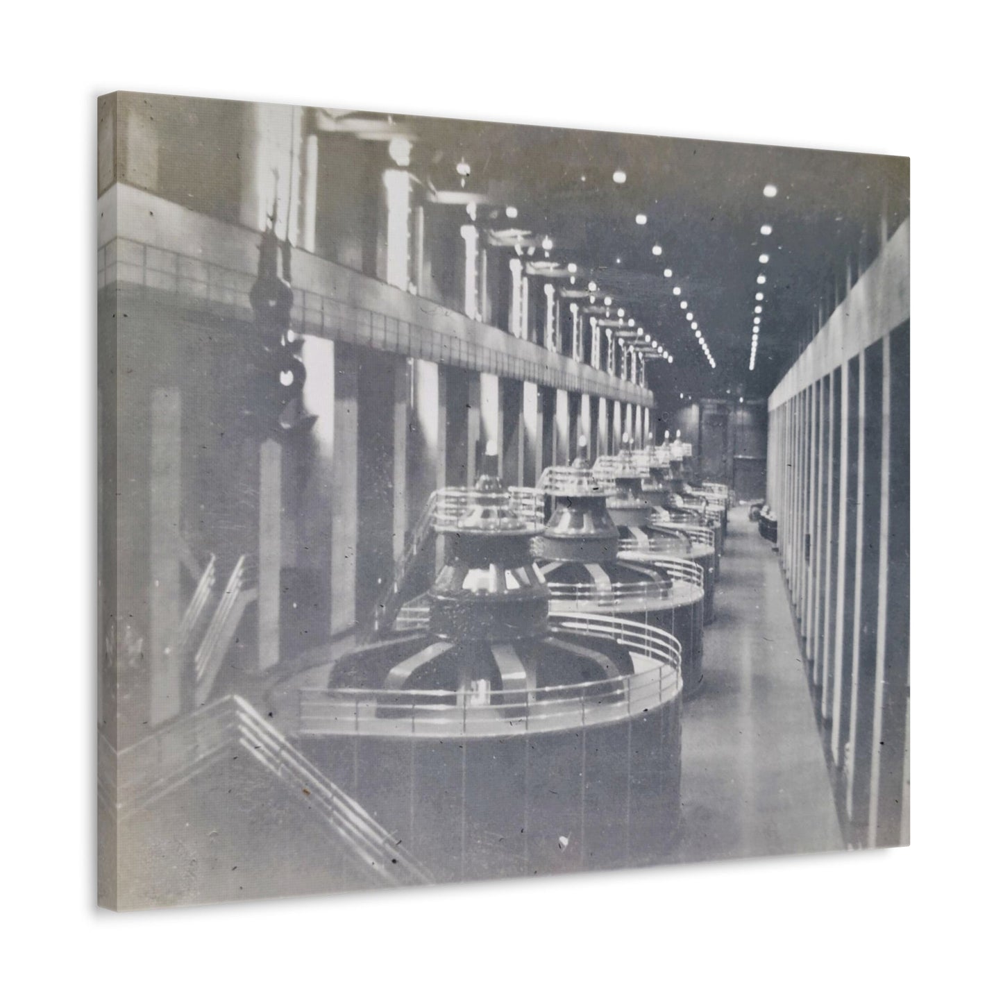 Boulder Dam Powerhouse Stretched Canvas