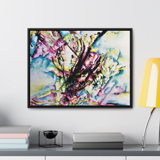 Kitty In Space Gallery Canvas Wraps Horizontal Frame