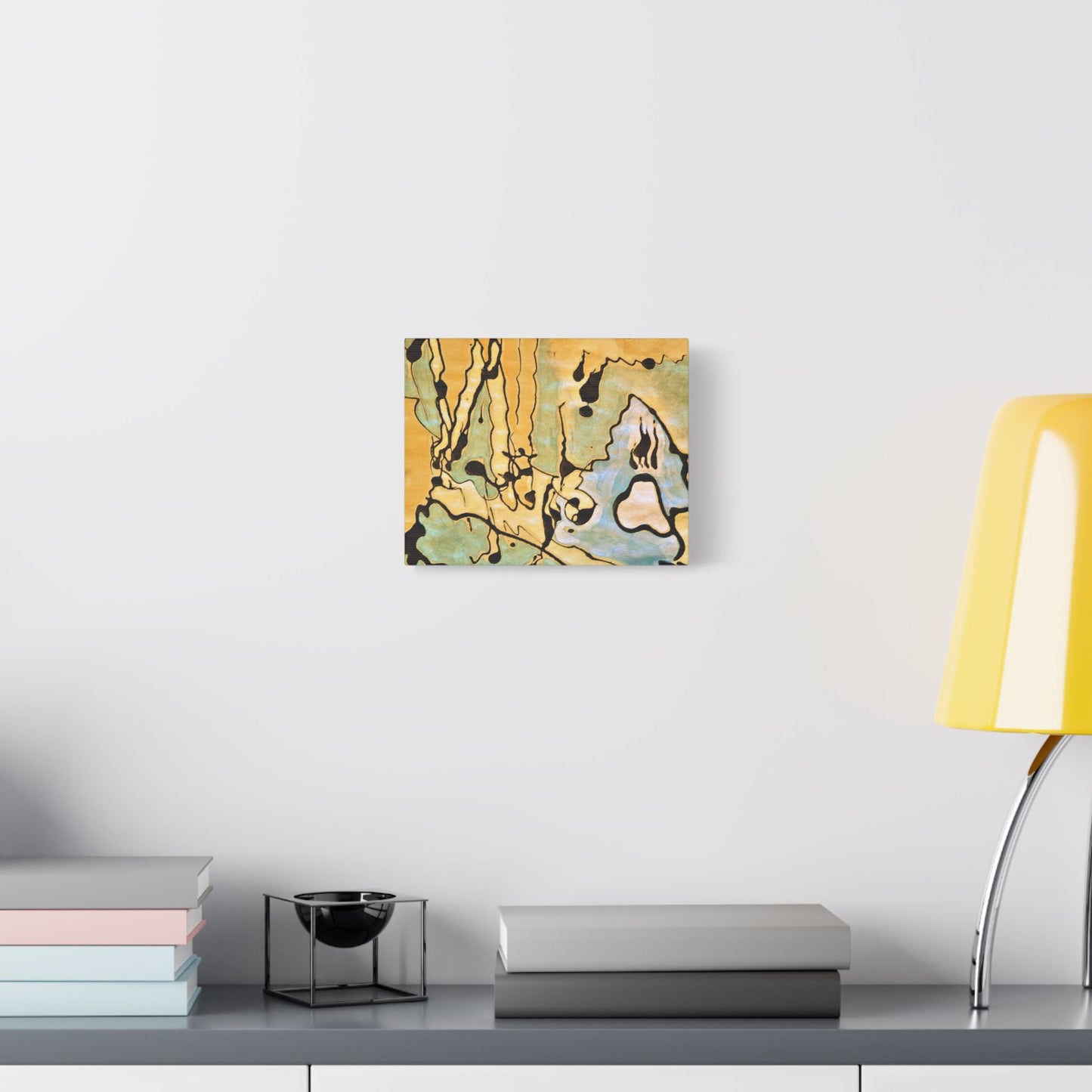 Screaming Ghost Satin Canvas Stretched