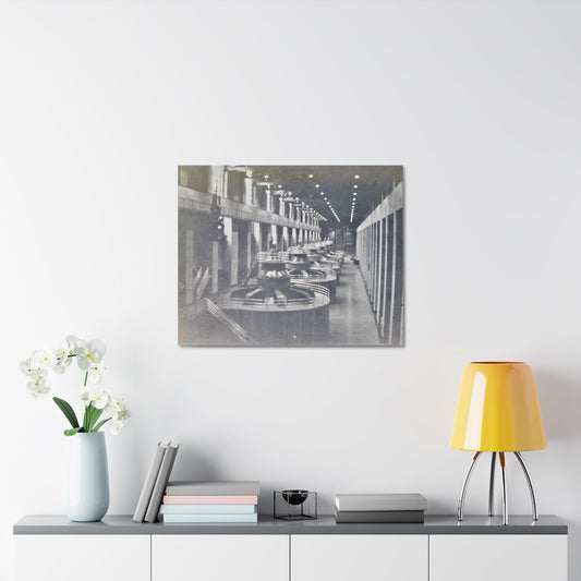 Boulder Dam Powerhouse Stretched Canvas 1.5" 30″ x 24″