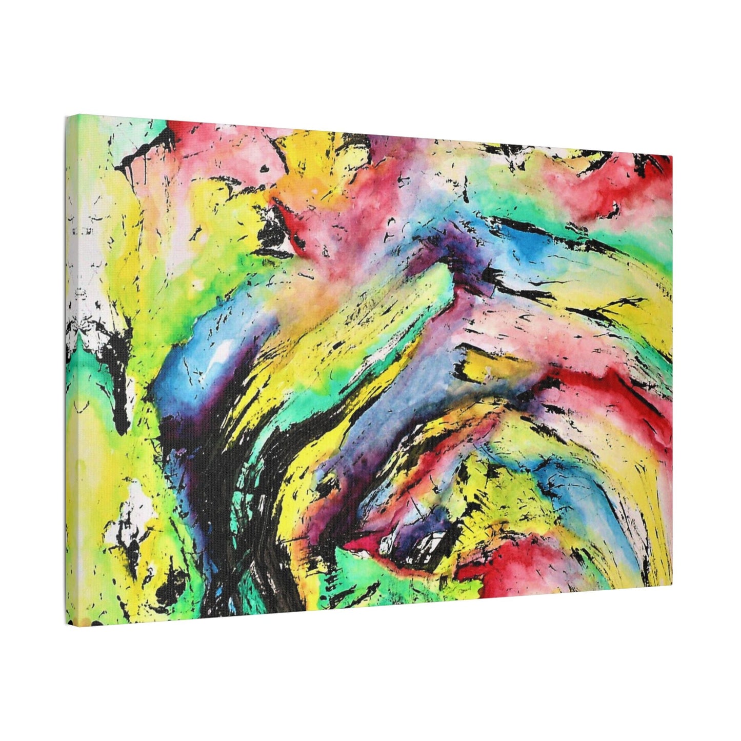 Vortex Satin Canvas Stretched