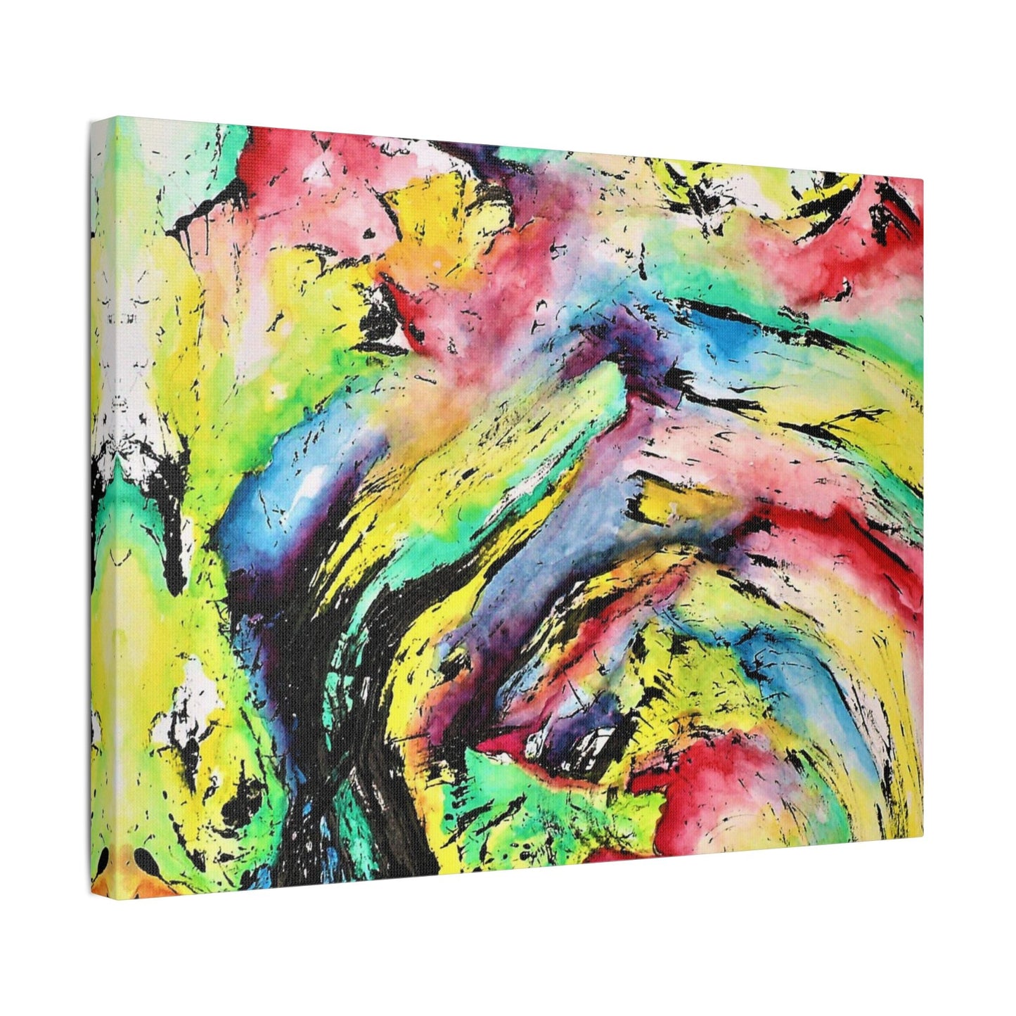 Vortex Satin Canvas Stretched
