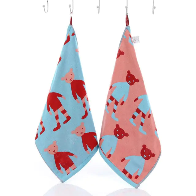 Adorable and Practical Three-layer Soft Cotton Bath towel Kia Day Design