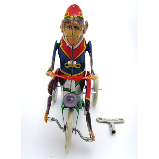 Retro Monkey Toy - Vintage Tin Toy for Year of the Monkey Kia Day Design