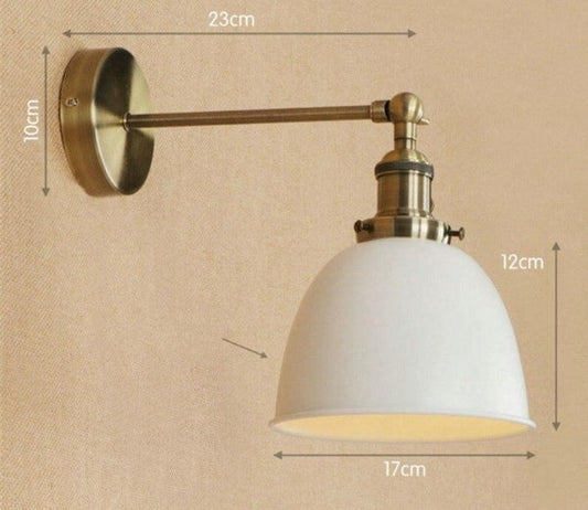 Vintage Style Brass Wall Lamps Kia Day Design
