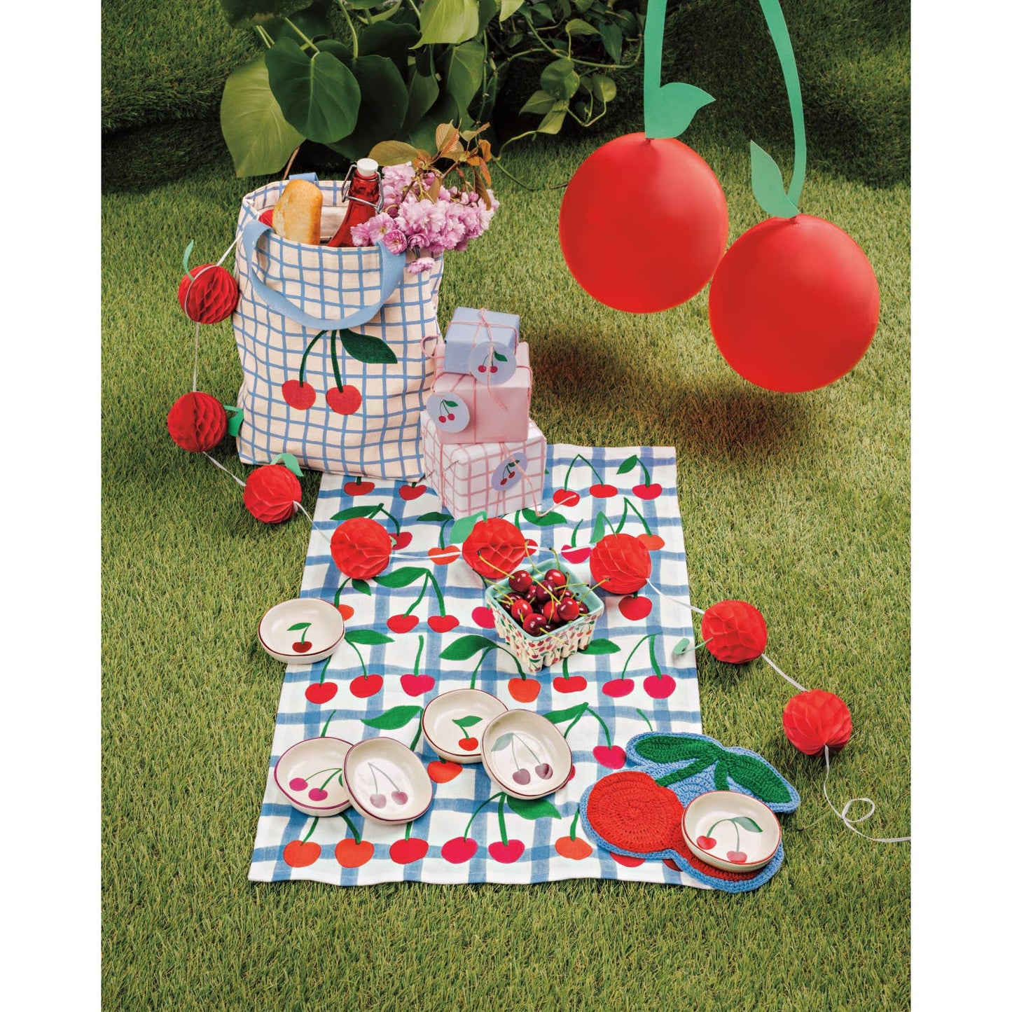 Very Cherry Berry Basket - -