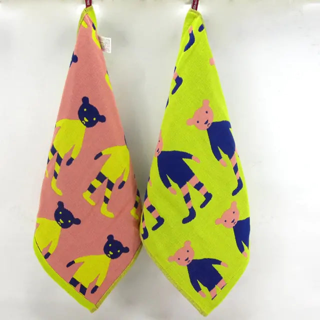 Adorable and Practical Three-layer Soft Cotton Bath towel Kia Day Design