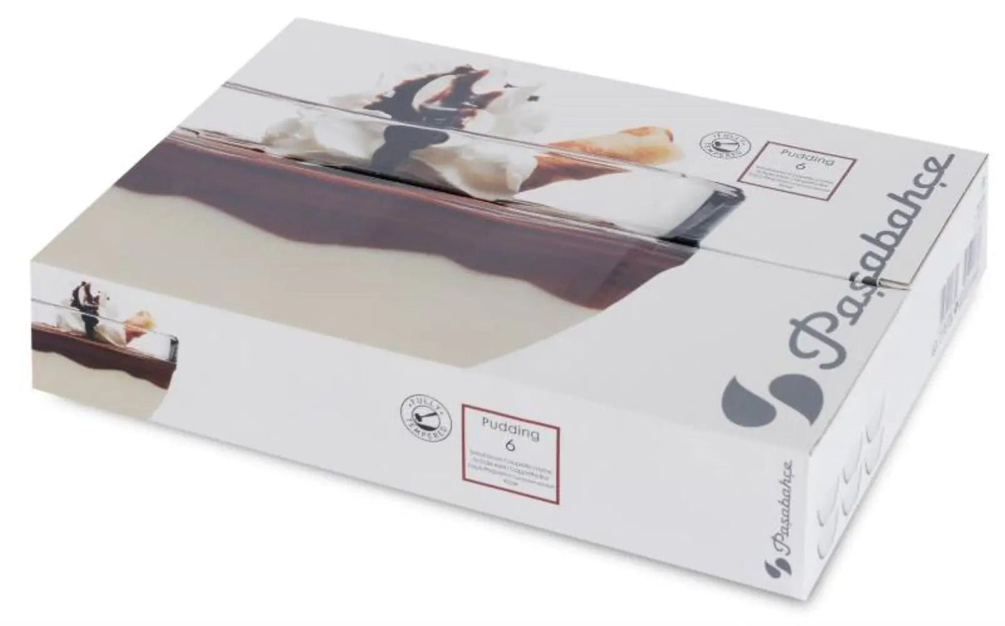 6 Pc Paşabahçe 53113 Pudding Glass Bowls - Kia Day Design