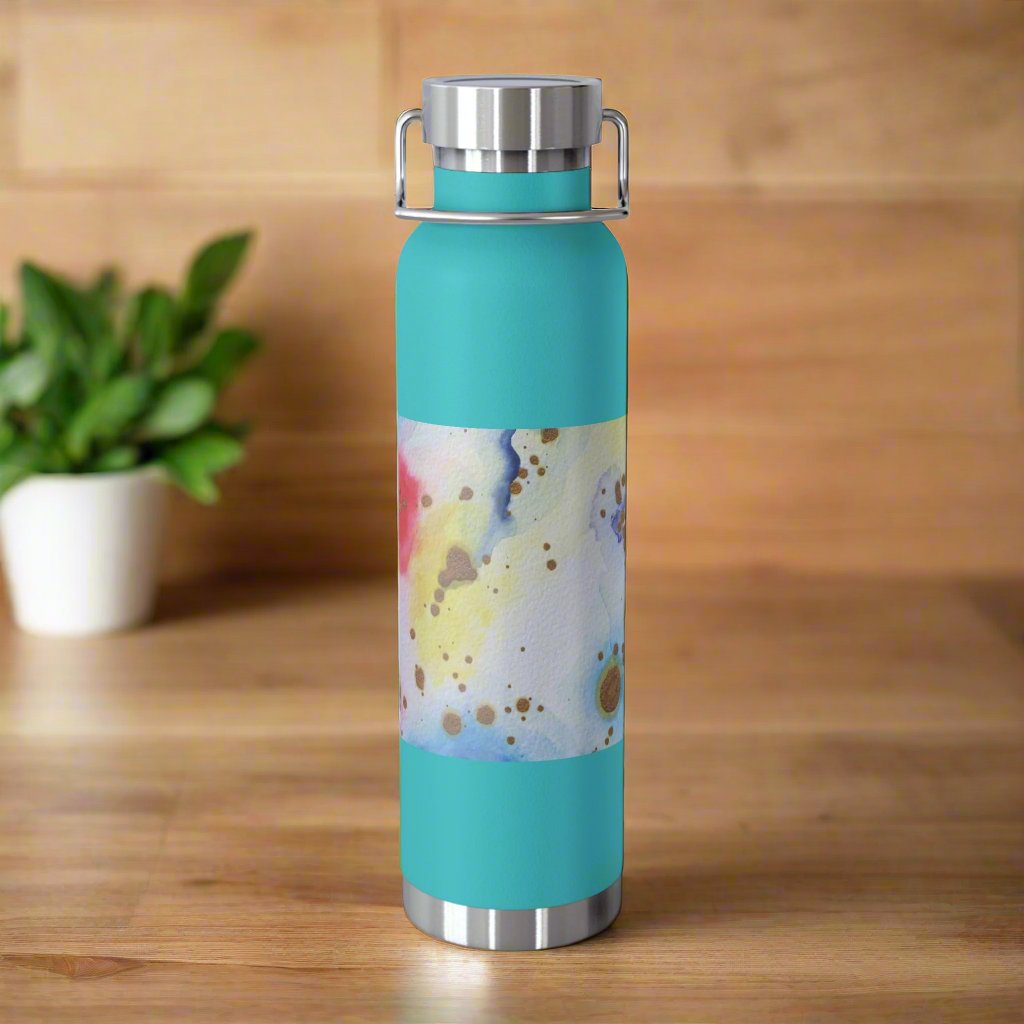 Purple Swirl 22oz Vacuum Insulated Bottle Mint Green 22oz