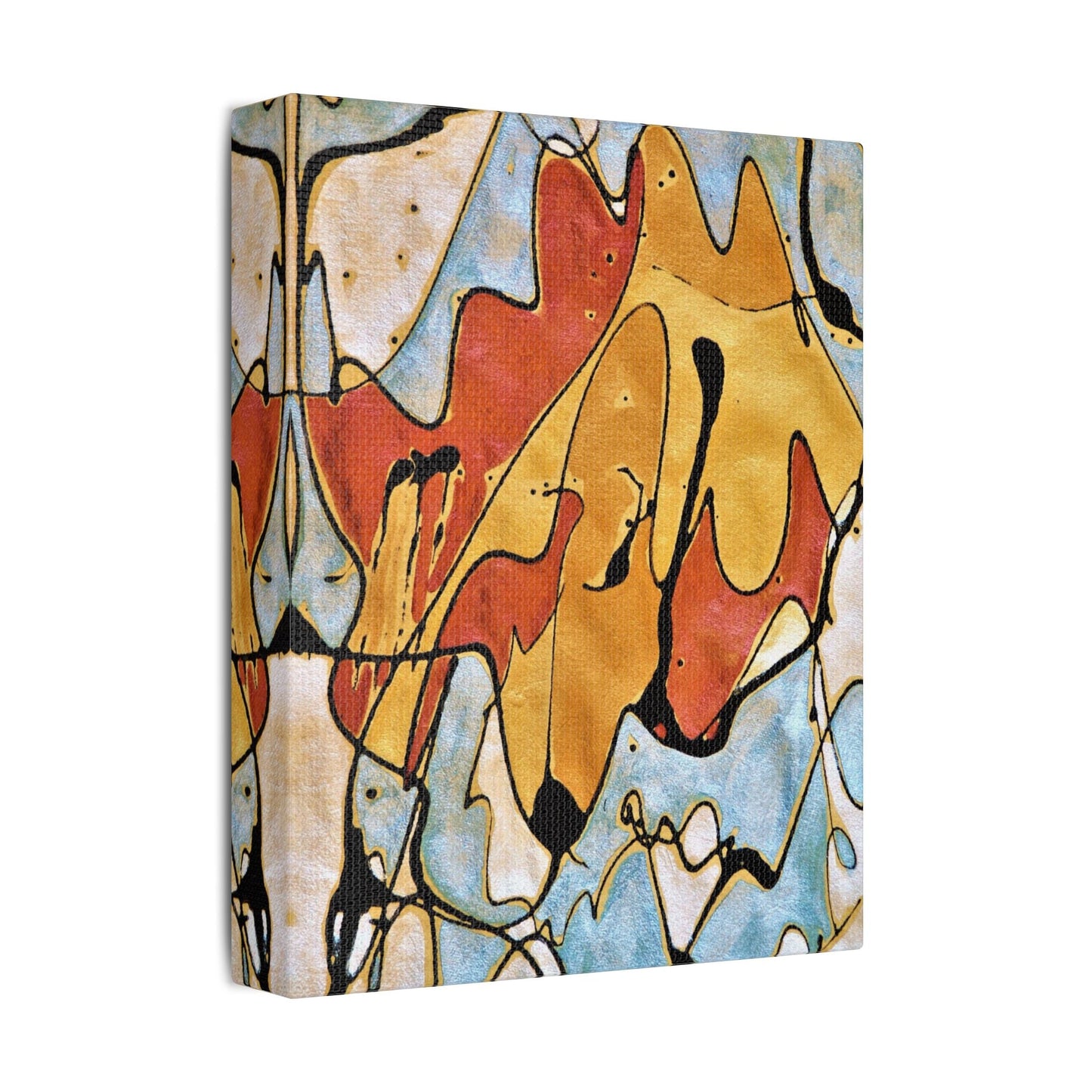 Fox Satin Canvas Stretched
