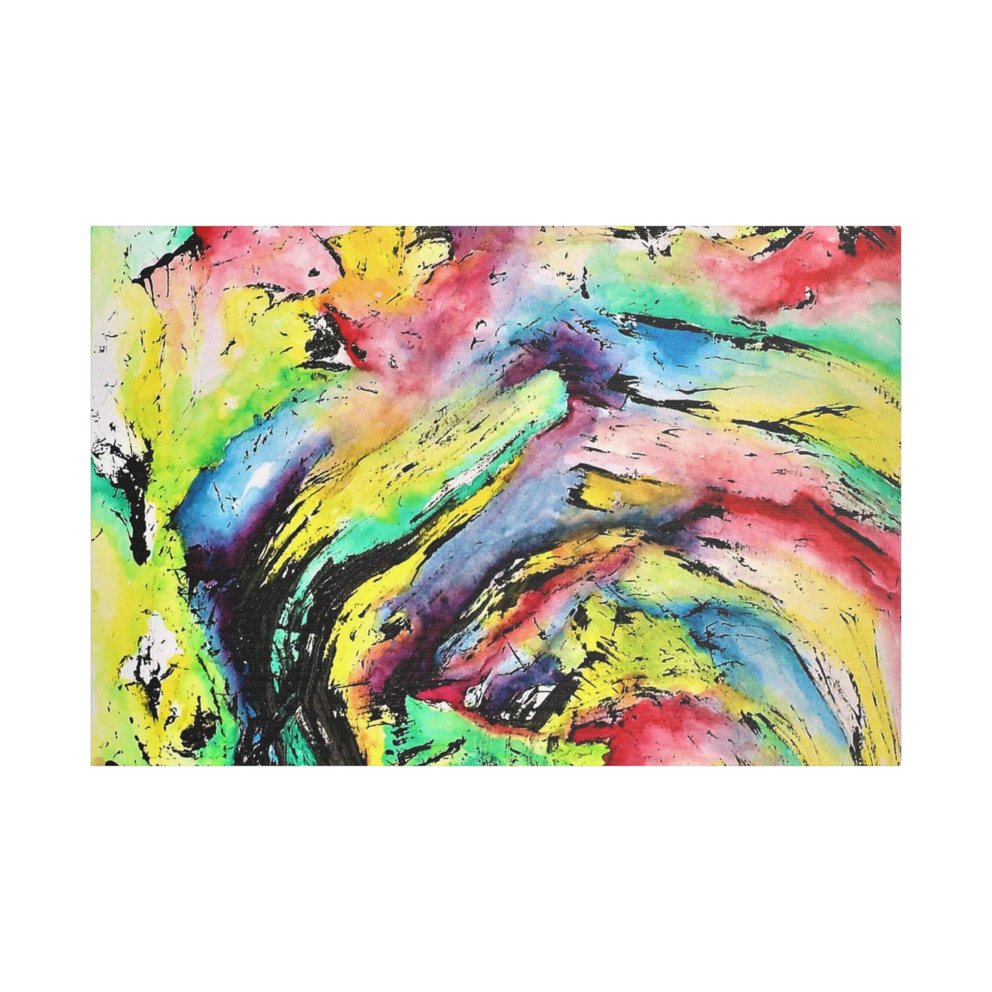 Vortex Satin Canvas Stretched 36″ x 24″ (Horizontal) 1.5"