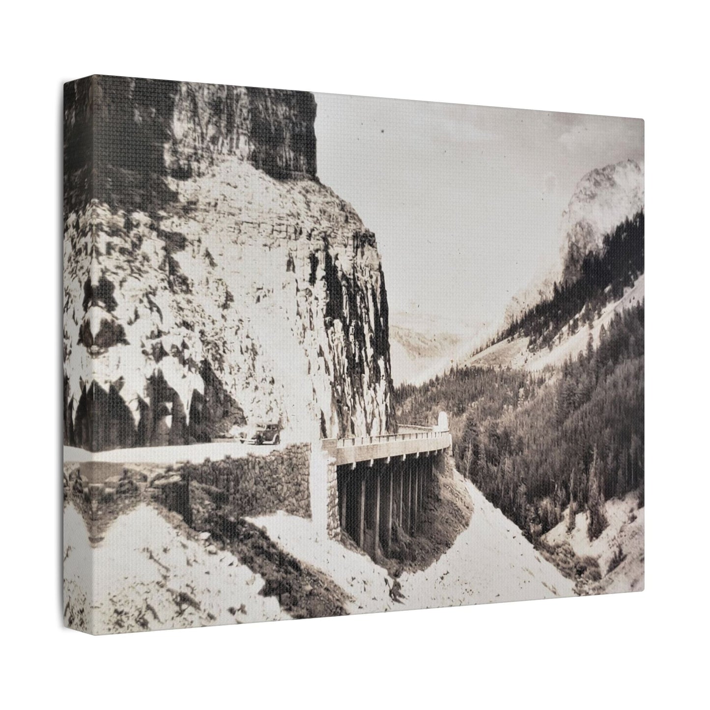 Golden Gate Canyon Colorado Satin Canvas Stretched