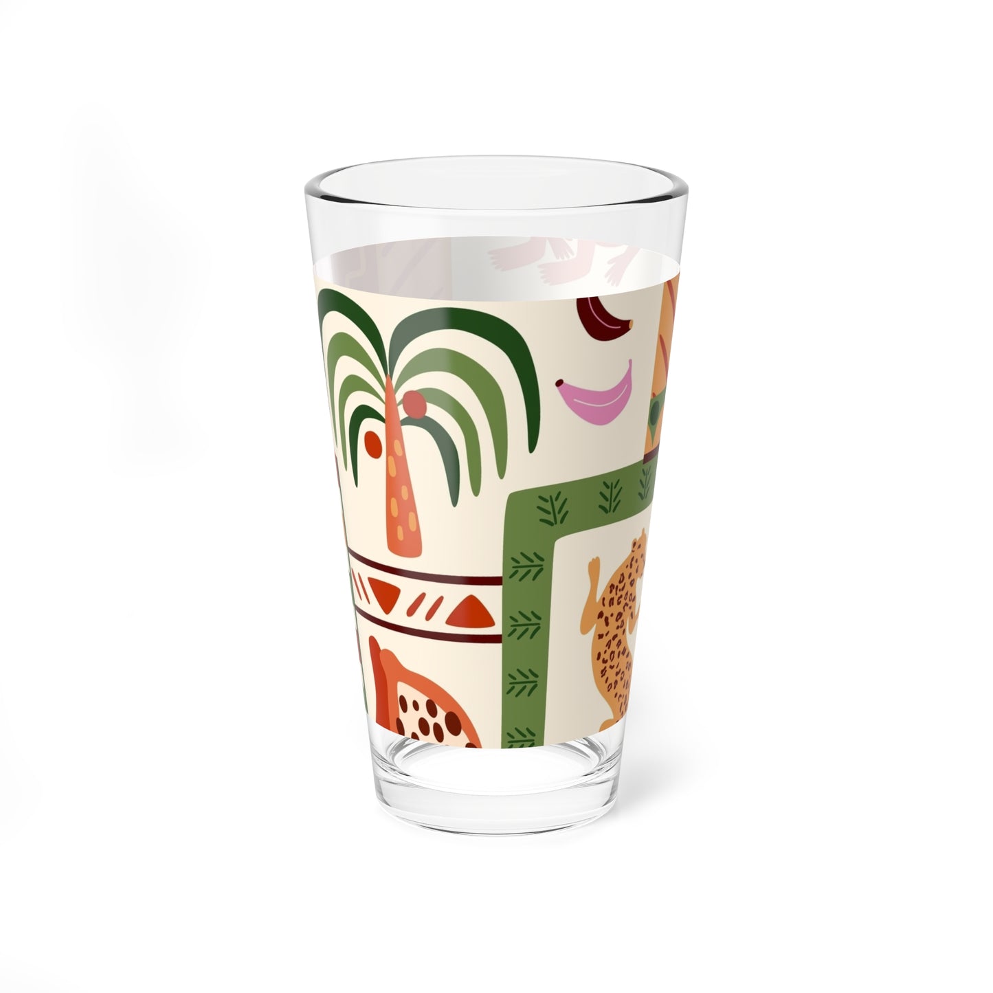 Vibrant Tropical Mixing Glass - Kia Day Design