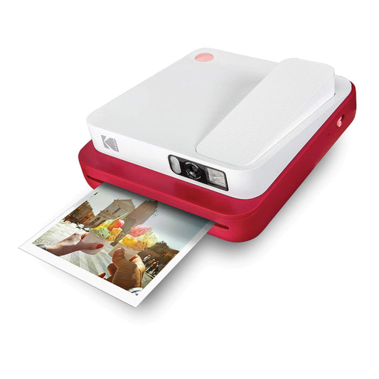 Red Zink KODAK Smile Classic Digital Instant Camera - Kia Day Design