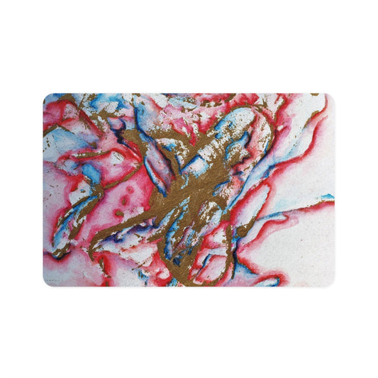 Abstract Love Pet Mat 12" × 18" Rectangle