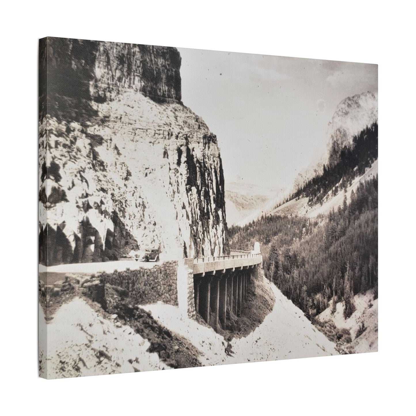 Golden Gate Canyon Colorado Satin Canvas Stretched