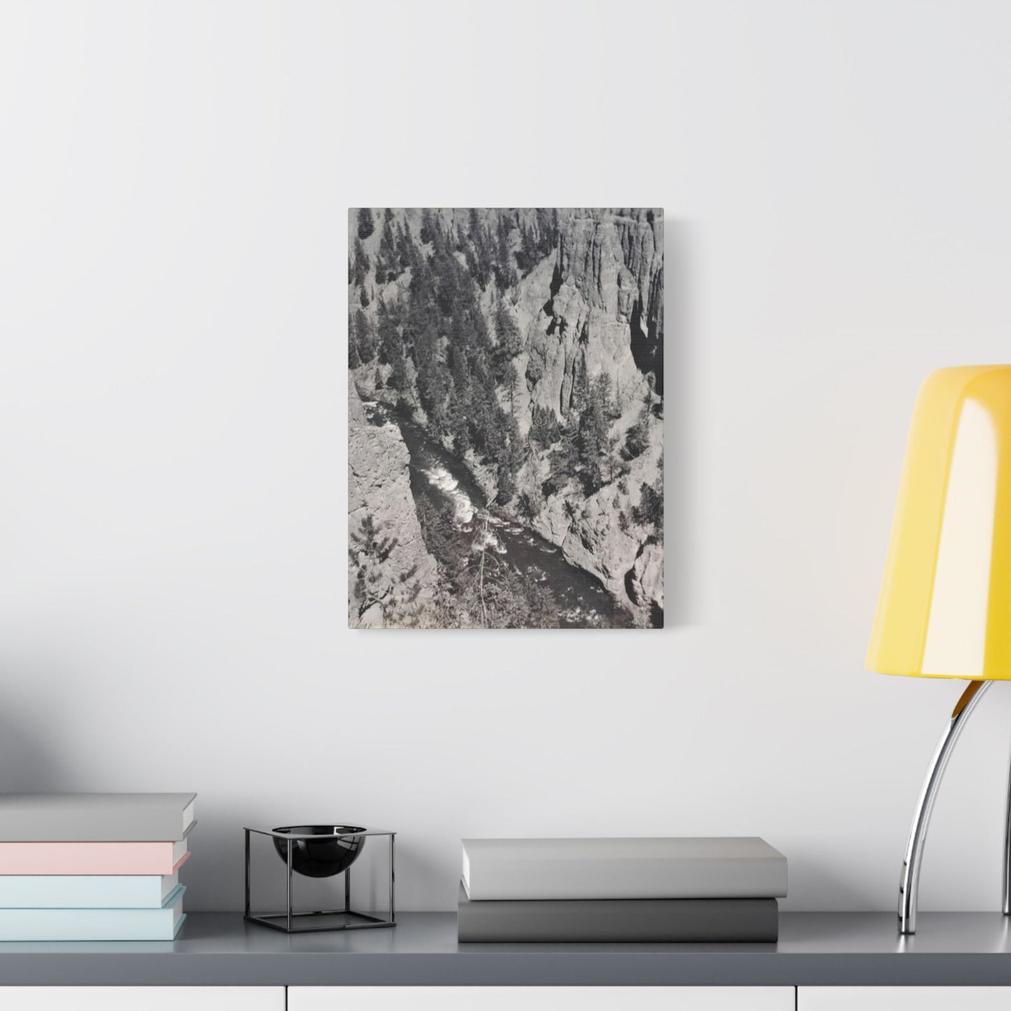 Cleopatras Needle Satin Canvas Stretched