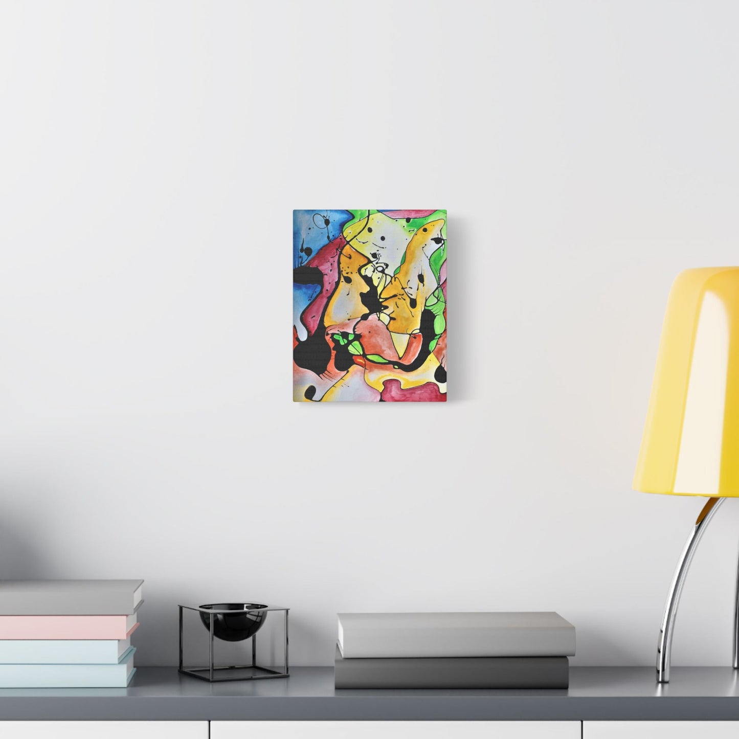 Space Judy Satin Canvas Stretched