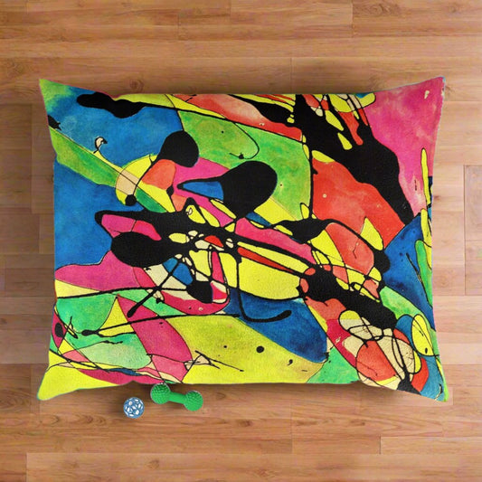 Exploding Earth Pet Bed 50" × 40"