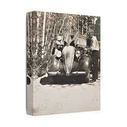 After The Black Hills 1939 Satin Canvas Stretched