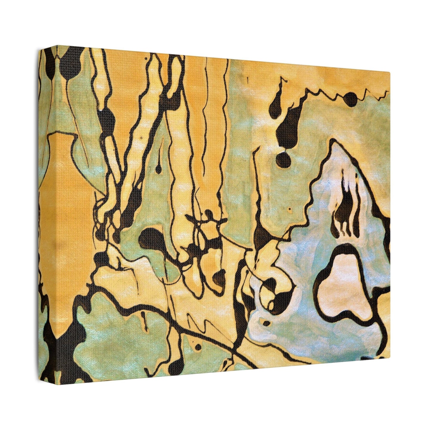 Screaming Ghost Satin Canvas Stretched