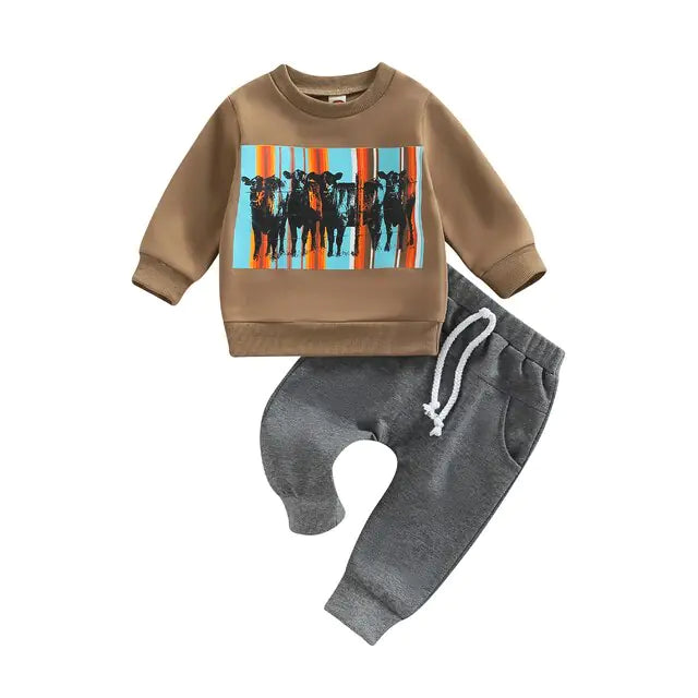 Kids Long Sleeve Sweatshirt - Kia Day Design