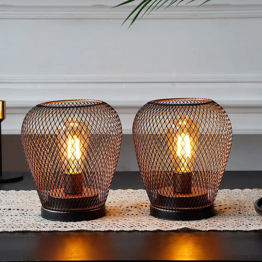 Metal Cage Table Lamp Kia Day Design