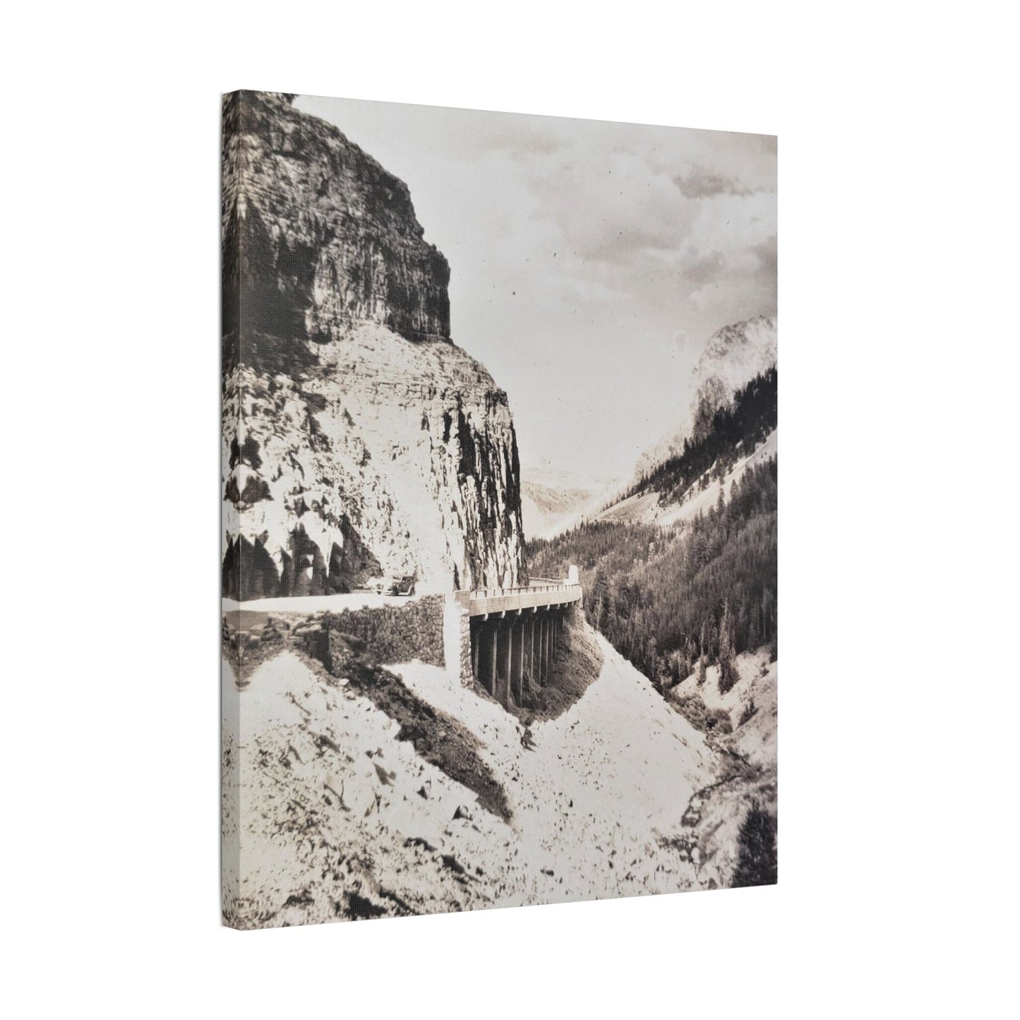 Golden Gate Canyon Colorado Satin Canvas Stretched