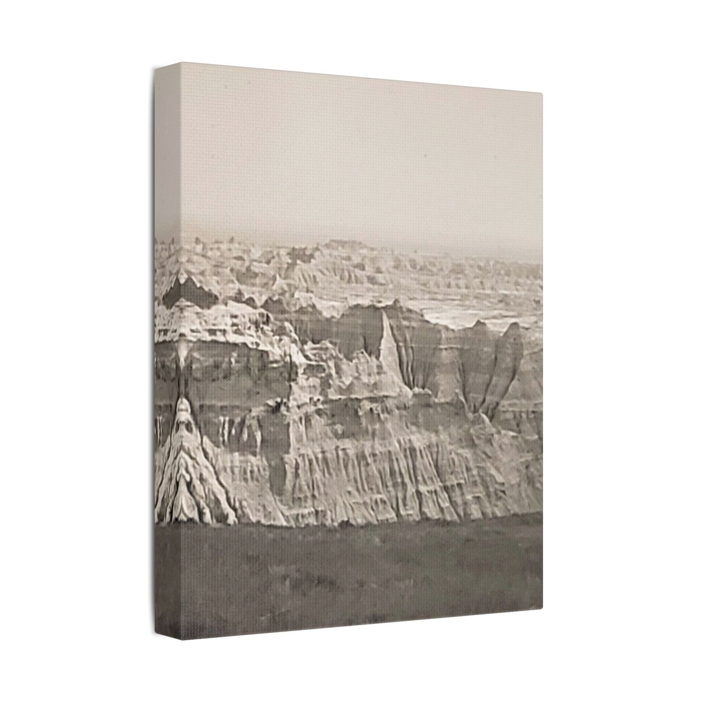 The Pinnacles Satin Canvas Stretched