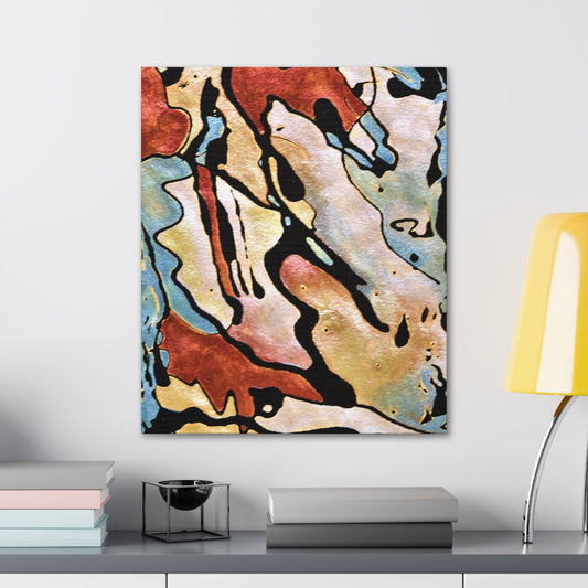 Blue Falls Canvas Gallery Wraps 20″ x 24″ 1.25"