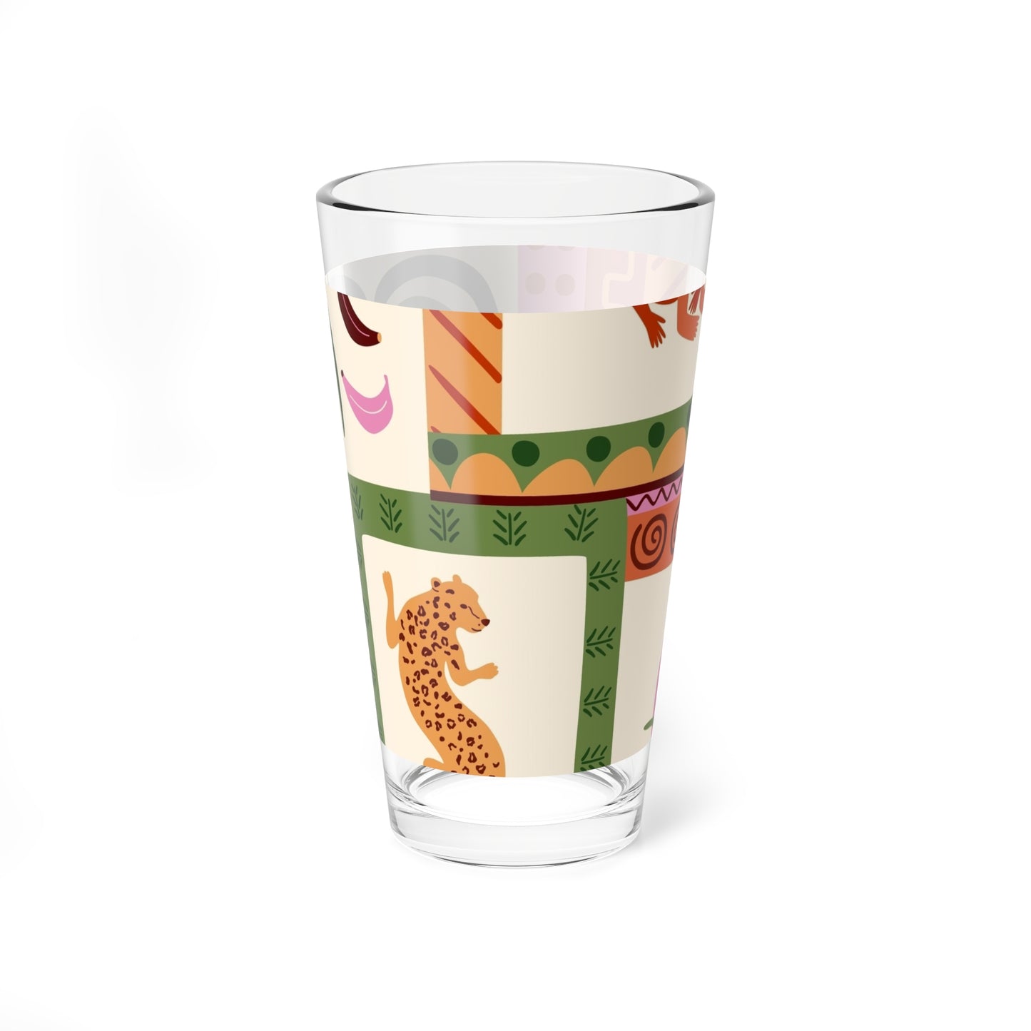 Vibrant Tropical Mixing Glass - Kia Day Design
