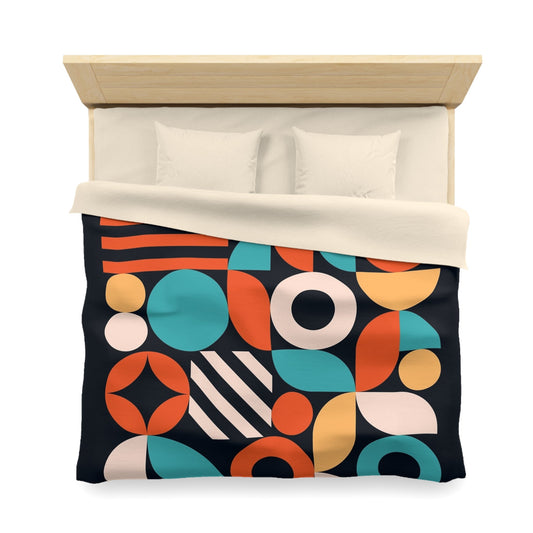 Geometric Colorful Microfiber Duvet Cover - Kia Day Design