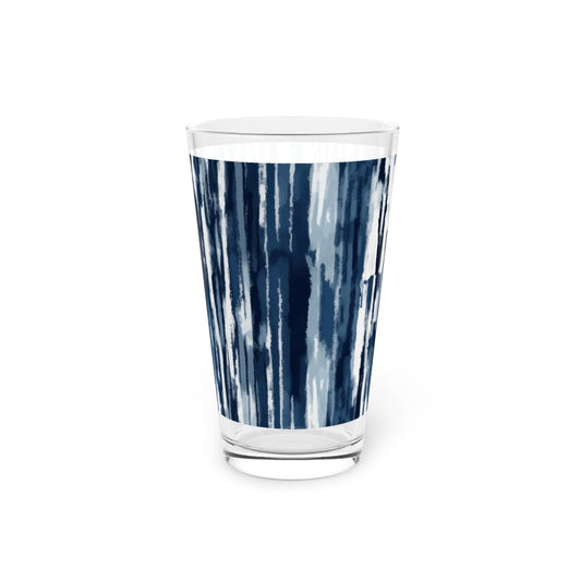 Navy Tie-Dye 16oz Pint Glass - Kia Day Design